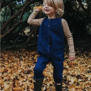 The Simple Folk | The Denim Forest Playsuit